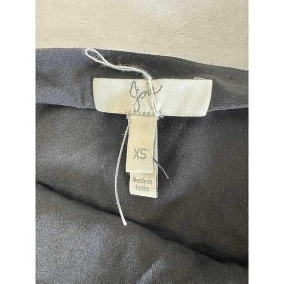 Joie Black Gold Beaded Silk Mini Skirt XS Night Out Party NYE - Picture 4 of 9